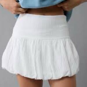 Aerie White Bubble Skirt NWT - medium